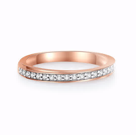 14K Rose & White Gold