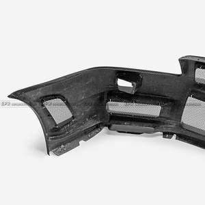 กันชนหน้า BNR34 R34 GTR รุ่น NSM ZT สไตล์คาร์บอนไฟเบอร์แบบ Prepreg ลายทอแบบ Perfect Weave ผิวมันเงาพร้อมเคลือบผิว - Product Image 5