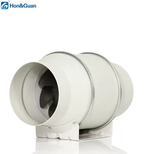 EC động cơ miễn phí điều khiển tốc độ 6 inch Quạt thông gió Inline Duct Quạt thông gió