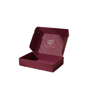 Boîtes d'expédition en papier kraft rigide carrées personnalisées pour l'e-commerce, emballage en carton ondulé résistant aux chocs - Product Image 1