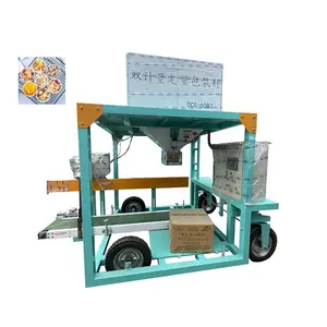 China produce máquina de envasado de arroz de grano de gránulo biológico verde de alimentación de frijol de llenado automático de alta calidad