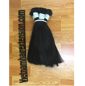 Extensiones de Cabello Virgen Vietnamita al Por Mayor, Cabello Humano Natural Liso en Paquetes para Salón, Fabricación de Pelucas, Suministro de Fábrica - Product Image 4