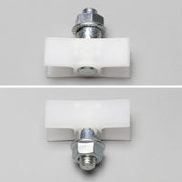 Pièces de guidage de porte d'ascenseur à vente chaude - Composants métalliques Glissière de porte d'ascenseur pour hôtel, hôpital, appartement