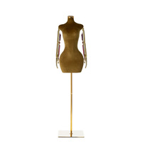 Maniquí de Fibra de Vidrio de Medio Cuerpo para Mujer, Tallas Grandes, Estilo Europeo y Americano, en Pose de Pie, para Exhibición de Ropa en Escaparates, China D20