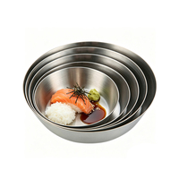 Plats à sauce en acier inoxydable de qualité alimentaire SS304, compatibles lave-vaisselle, petits bols à trempette et à assaisonnement