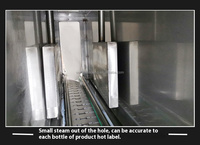 Tunnel de rétraction à la vapeur BS-1135 pour étiquettes, machine de rétraction thermique pour bouteilles personnalisées