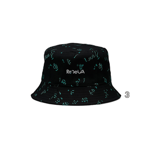Cappello da pescatore con stampa orso, impermeabile, reversibile, unisex, vestibilità regolare - Product Image 1