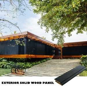 Pannelli di Rivestimento in Legno Massiccio Carbonizzato Shou Sugi Ban per Esterni, Design Industriale MUMU con Decorazione in Legno - Product Image 4