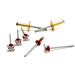 Peel Type Grande Bride Pop Couleur Or <span class=keywords><strong>Auto</strong></span> Perçage <span class=keywords><strong>Rivet</strong></span> Personnalisé En Acier À Dôme Plat CSK Tête Fleur Forme <span class=keywords><strong>Rivet</strong></span> Aveugle - Product Image 3