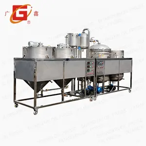 Machine professionnelle de purification de l'huile de tournesol, GLY500, Mini équipement de version d'huile de tournesol et de cuisson