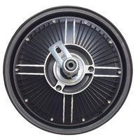 Moteur BLDC 60V 72V 1500W 10 pouces sans balais à courant continu sans engrenage pour moto électrique, frein à disque, en acier allié, 8000 tr/min, arrière