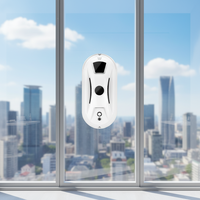 Robot de nettoyage de vitres électrique ultra-fin, pulvérisation d'eau automatique, aspirateur, nettoyeur de vitres intelligent intérieur/extérieur, moteur sans balais