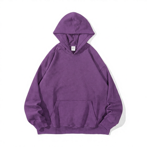 Sweat à capuche zippé Mexion pour homme, coupe classique, respirant, en polyester/coton écologique, uni, pour l'hiver - Product Image 3