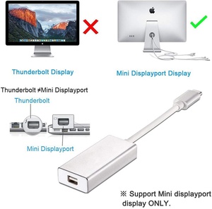 Adaptador de Cable USB C a <span class=keywords><strong>Mini</strong></span> DisplayPort (<span class=keywords><strong>DP</strong></span>) 4K 60Hz, Tipo C a <span class=keywords><strong>Mini</strong></span> <span class=keywords><strong>DP</strong></span>, Compatible con MacBook Pro/Air, Samsung S20, S21 y Más - Product Image 4