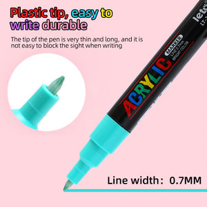 Directe Vloeibare Acrylstift Zwarte Doos Voor Kindertekening En Student Specifieke Niet-Transparante Verf Op Waterbasis LT-1123 - Product Image 6