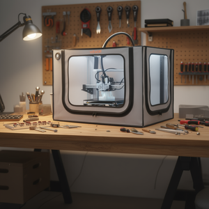 Copertura per stampante 3D di grandi dimensioni in tessuto Oxford 600D con ventilazione, impermeabile e a temperatura costante - Product Image 2