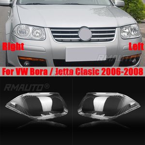 Pour Volkswagen VW Bora / Jetta Classic 2006 2007 2008 Cache-phare avant Coque de phare transparente Lentille de phare - Product Image 1