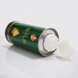 250ml 1L 2L 3L 5L hình chữ nhật dầu ô liu dầu óc chó vuông thực phẩm dầu thiếc lon tròn kim loại có thể cho dầu ô liu - Product Image 6