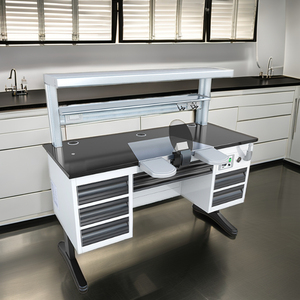 Hiện đại duy nhất nha khoa phục hình bàn làm việc kim loại đen nha khoa Máy hút bụi phòng thí nghiệm Máy Trạm nha khoa kỹ thuật viên phòng thí nghiệm bảng cho bệnh viện - Product Image 6
