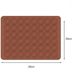 48 trous réutilisable Macaron tapis de cuisson gâteau dessert <span class=keywords><strong>silicone</strong></span> moule chocolat biscuits plateau - Product Image 4
