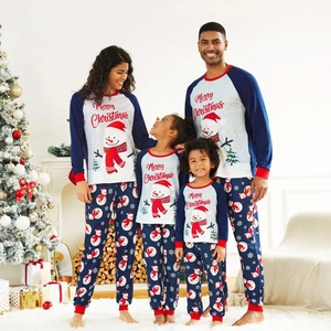 Nuevo Conjunto <span class=keywords><strong>de</strong></span> Pijamas Familiares <span class=keywords><strong>de</strong></span> Otoño <span class=keywords><strong>de</strong></span> Manga Larga para Niños y Bebés para <span class=keywords><strong>Navidad</strong></span> con Cierre <span class=keywords><strong>de</strong></span> Cintura Elástica Ropa <span class=keywords><strong>de</strong></span> Casa para <span class=keywords><strong>Pareja</strong></span> - Product Image 1