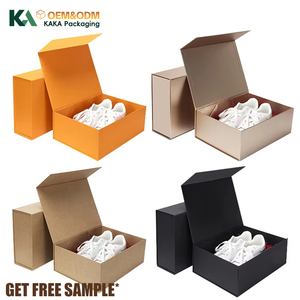 Boîte cadeau magnétique de luxe KAKA, logo personnalisé, boîte d'emballage rigide en carton avec fermeture magnétique pour vêtements, bijoux, cosmétiques - Product Image 4