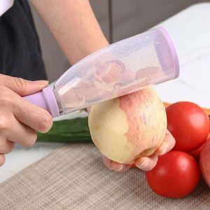 <b>Kitchen</b> <b>Gadgets</b> Household Vegetable Fruit Peeler with Rubbish Box Fruit Potato Peeler Storage Paring Knife - Product Image 2