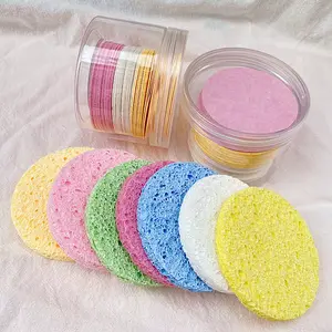 Compressed Make Up Remover Sponge Clean Makeup Remover Sponge With Logo Face Sponges For Cleansing