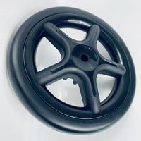 Roue en plastique EVA de 5,5 pouces pour poussette pour animaux handicapés et chariot pour animaux de compagnie