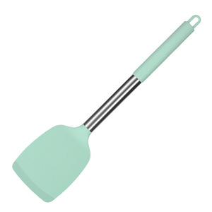 Spatule de cuisine en silicone antiadhésive, à fentes et inclinée, pour steak, poisson et légumes - Product Image 2