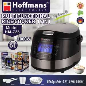 <span class=keywords><strong>Olla</strong></span> Arrocera Eléctrica Inteligente Hoffmans de 1000W, 220V, 6L, 19 <span class=keywords><strong>en</strong></span> 1, <span class=keywords><strong>Olla</strong></span> Multiusos Digital para <span class=keywords><strong>Cocinar</strong></span> a la Vaporo, para la Cocina Diaria Familiar <span class=keywords><strong>en</strong></span> África - Product Image 3