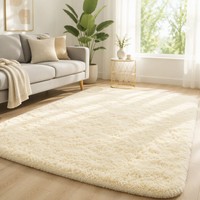 Tapis de maison de style abstrait minimaliste, imprimé à la machine, en velours bas, écologique, antidérapant, en PET polyester, vente en gros d'usine