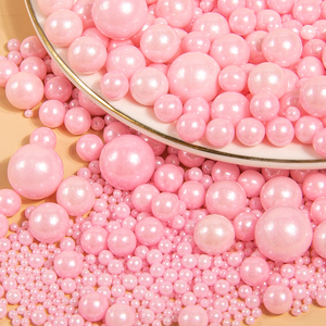 Vente en gros de confettis comestibles pour la Saint-Valentin, décorations de gâteaux, boules de sucre, confettis en forme de cœur, confettis d'amour - Product Image 4