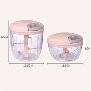 Accesorios de Cocina, Picadora Manual de Carne de 500/900 ml, Prensa Giratoria para Ajo, Trituradora de Verduras, Cortador de Cebolla, Utensilios de Cocina para el Hogar - Product Image 4