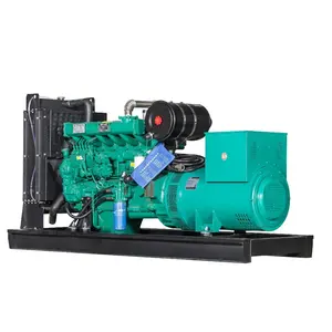 water cooled 160kw 200kva open diesel generator with 6 cylinder engine 6CTAA8.3-G2 and ATS