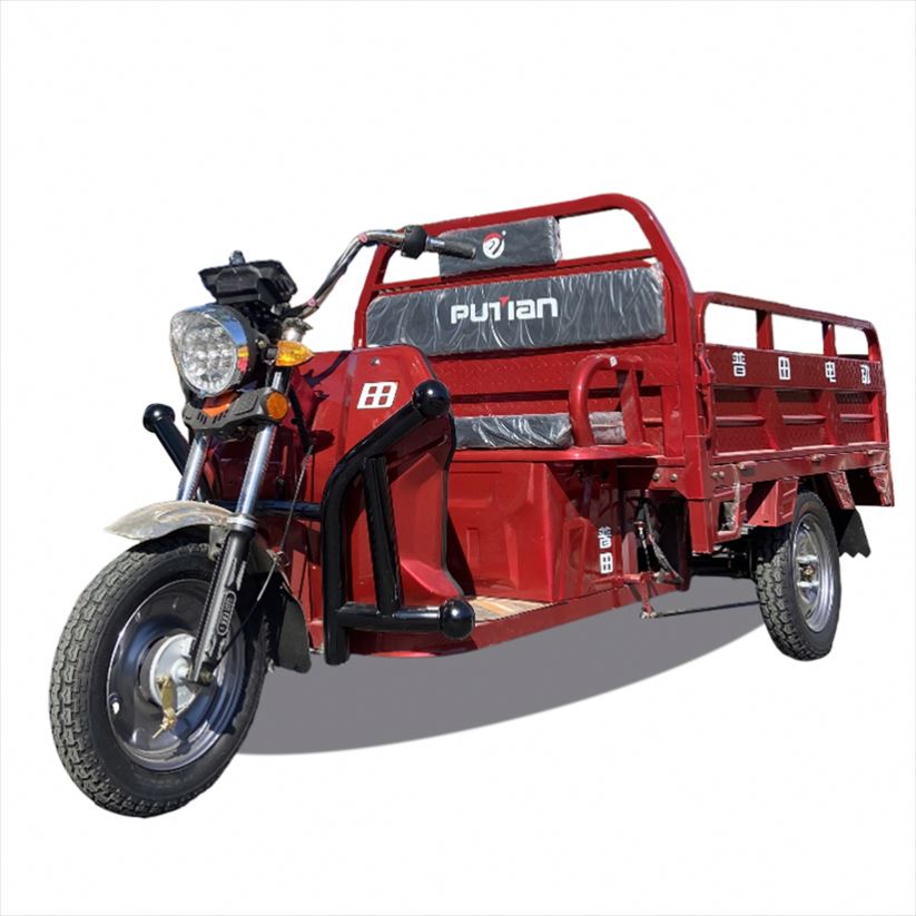 Safe 60V Electrically Operated Tricycle for Factory and Warehouse Cargo Carrier 3 Wheel Tricycle