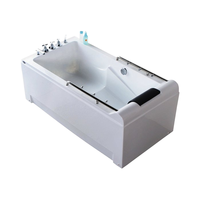 Baignoires spa en acrylique au design moderne de luxe Vente chaude 1200-1800 Jaccuzzi avec bain de massage pour bains à remous et piscines