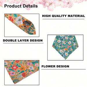 Productos Promocionales a Precio Económico, Envío Rápido, Pañuelo Triangular para Perro con Estampado de Sublimación Navideño, Pañuelo Personalizado para Mascotas con Logotipo - Product Image 2