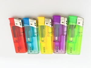 Briquets à gaz en plastique bon marché briquet à flamme au butane de cuisine rechargeable briquet électronique cool en gros Unique de Chine - Product Image 2