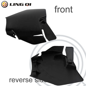 Piezas de bicicleta de Cross LINGQI, guardabarros delantero de plástico PP para KT65, componente todoterreno, cubierta de guardabarros, Protector de barro - Product Image 2