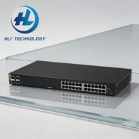 Nuevo Switch Gigabit PoE+ Administrado JL677A de 24 Puertos con 4 Uplinks SFP+ de 1/10G, Presupuesto de Energía de 370W Clase 4, Red Empresarial de Capa 3