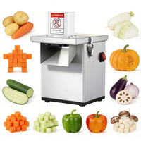 Commerciële restaurant-voedselsnijder 220V motor voor aardappel-, groente- en fruitverwerking, laag geluidsniveau, twee snelheden, efficiënt, merk YYHB