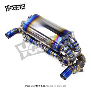 Điều chỉnh phía sau catback Muffler cho Ferrari <span class=keywords><strong>F430</strong></span> 4.3L 2005-2009 Titan OEM nhà máy van trục trở lại chủng tộc thể thao hệ thống ống xả - Product Image 5