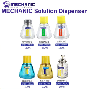 MECHANIC OFFICIAL Distributeur de solution SD100C, flacon d'alcool épaissi et durable pour le remplissage de flux et d'alcool, outils de réparation <span class=keywords><strong>iPhone</strong></span> - Product Image 1