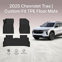 Tapis de sol et de coffre de voiture en caoutchouc TPE thermoformé 3D en gros pour Chevrolet Trax modèle 2025