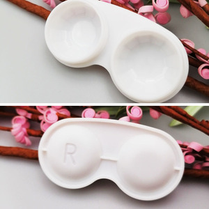 เคสคอนแทคเลนส์กันน้ำพิมพ์ลาย OEM ฝาปิดที่ปิดสนิทป้องกันการรั่วซึมในกระเป๋าคอนแทคเลนส์สีทุกวันกล่องเก็บ - Product Image 4