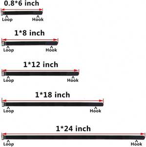 Correas de Gancho y Bucle Autoadhesivas Ecológicas con Logotipo Personalizado, con Hebilla, Reutilizables y Lavables - Product Image 6