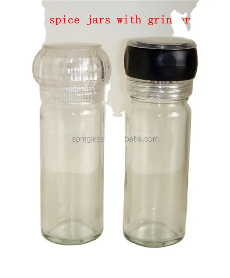 100ml glass jar with grinder cap