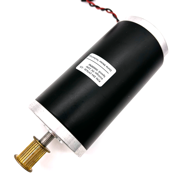 Dehe-GR63X55 75.4W 12V DC Tubular Motor 63mm 3000 RPM 0.24Nm  High Power Density for Industrial Automation, Heavy Duty Equipment