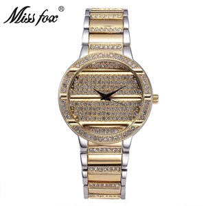 Creative Business Quartz <b>Watch</b> - Imported Movement Quartz <b>Watch</b> with Alloy <b>Set</b> Diamonds and Fashionable Design - Product Image 3